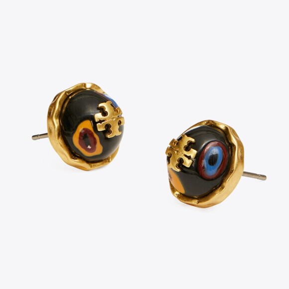 ❤︎ Tory Burch ❤︎ ROXANNE CIRCLE-STUD EARRING - Picture 6 of 7